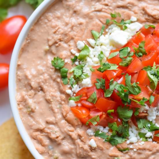 Creamy Jalapeno Bean Dip