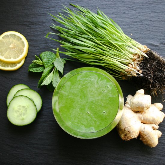 Wheat Grass Apple Juice