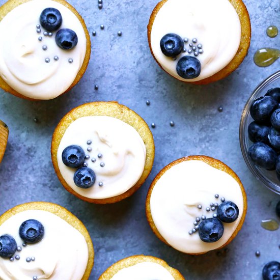 Blueberry Maple Cupcakes