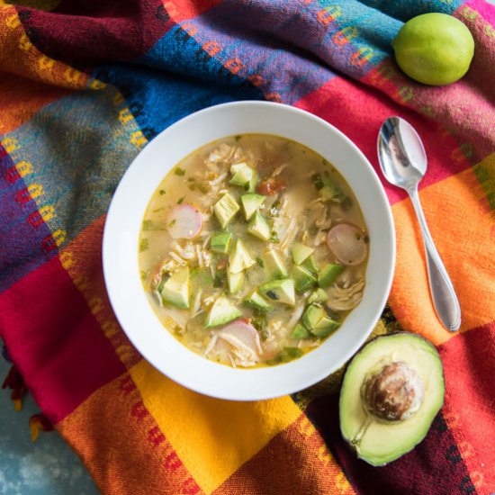 Chicken Avocado Lime Soup