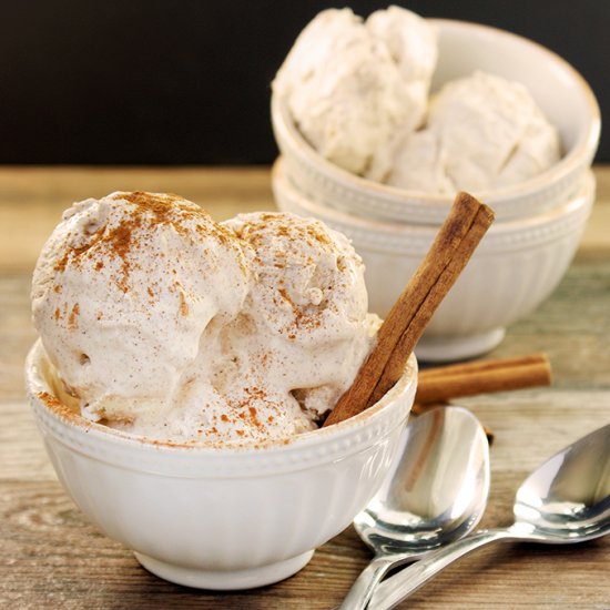 No Churn Cinnamon Ice Cream