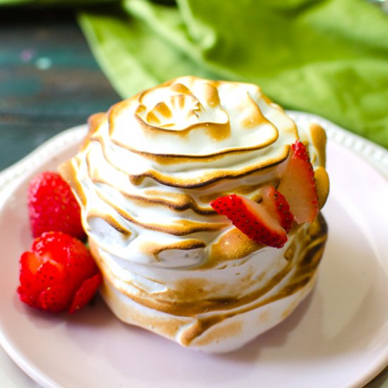 Dairy Free Individual Baked Alaska