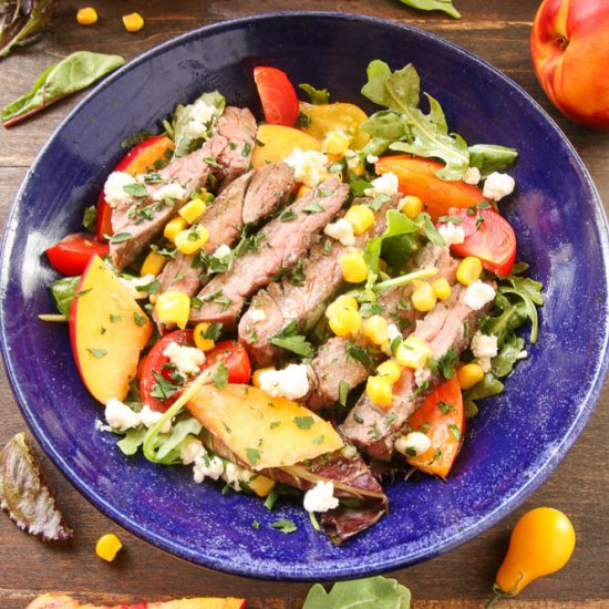 Grilled Skirt Steak Salad