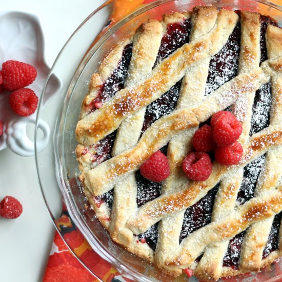 Rustic Raspberry Tart