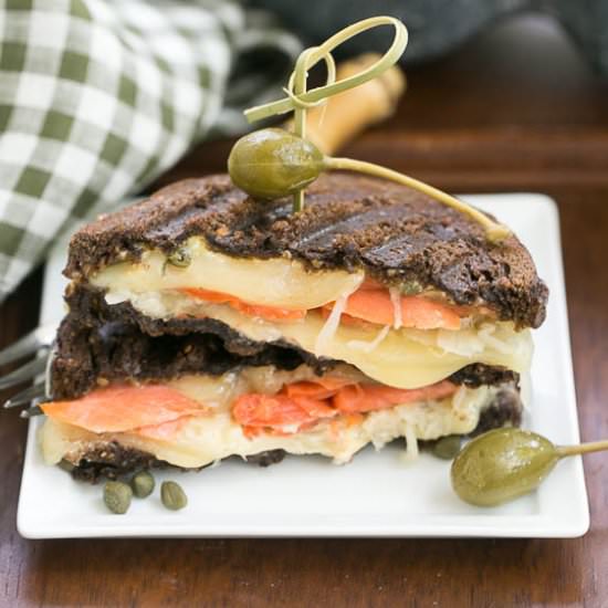 Smoked Salmon Reuben Sandwich