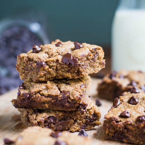 Almond Butter Cookie Bars