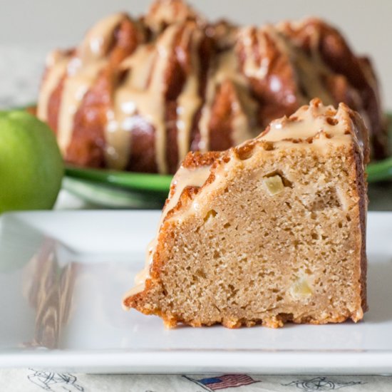 Apple & Peanut Butter Bundt Cake