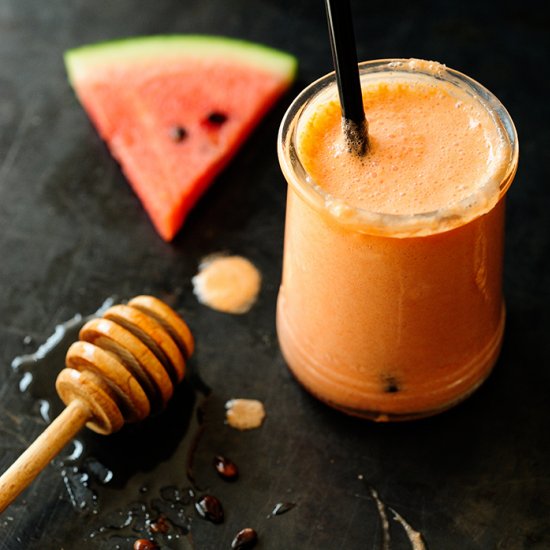 Watermelon coconut smoothie