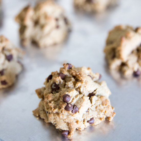 Clean Peanut Butter Chip Cookies