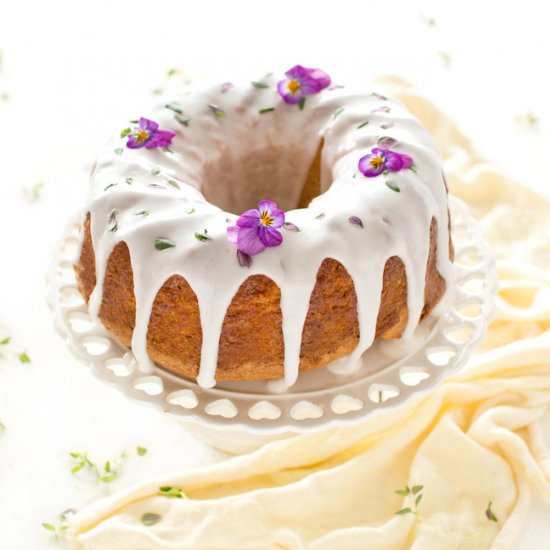 Lemon & Thyme Bundt Cake