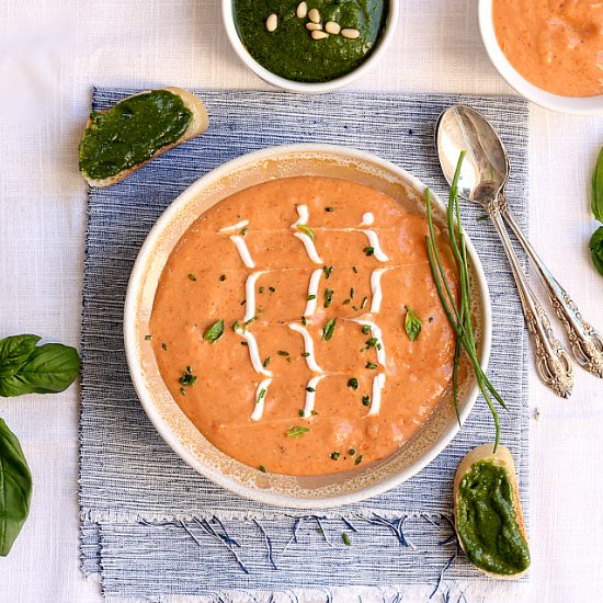 Creamy Tomato Basil Soup