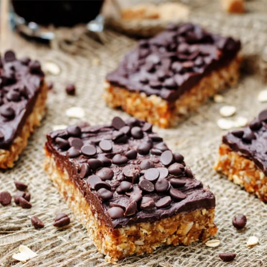 No-bake Peanut Butter Chocolate Bar