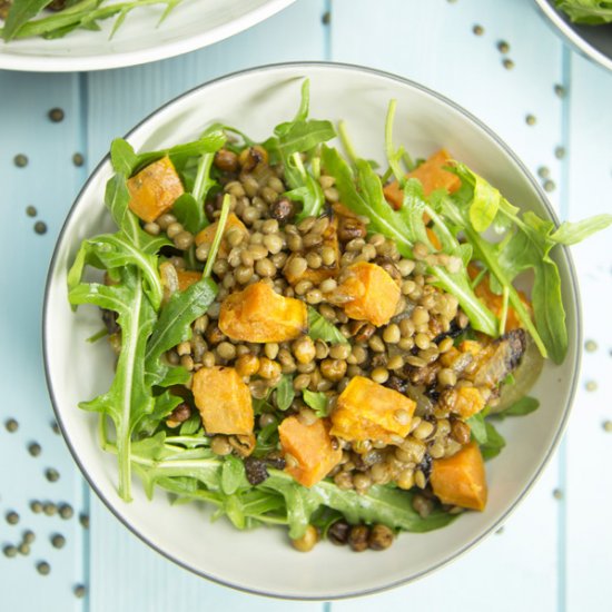 Sweet Potato Lentil Salad