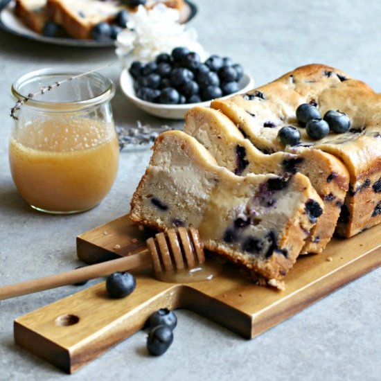 Blueberry Bread wCream Cheese Swirl