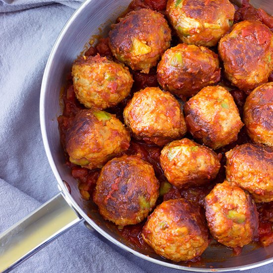 Avocado Chicken Meatballs