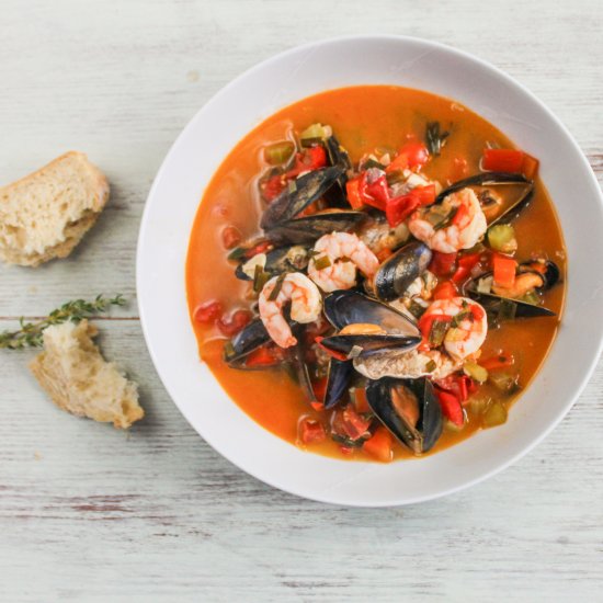 Mediterranean Style Fish Soup