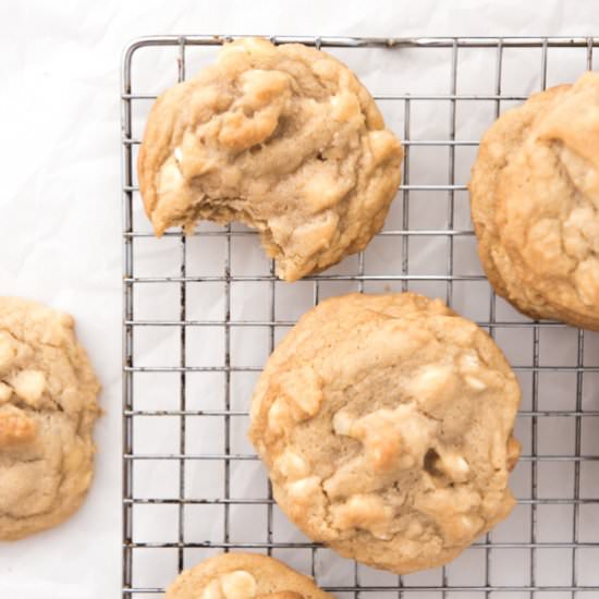 White Chocolate Macadamia Cookies