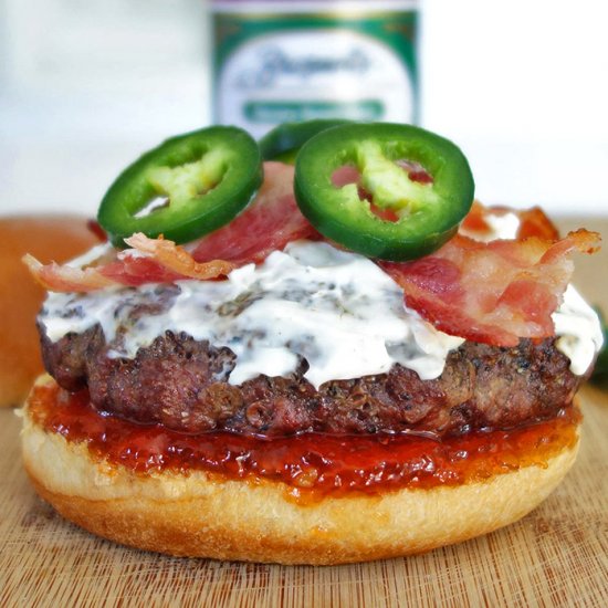 Jalapeno Burger & Cream Cheese