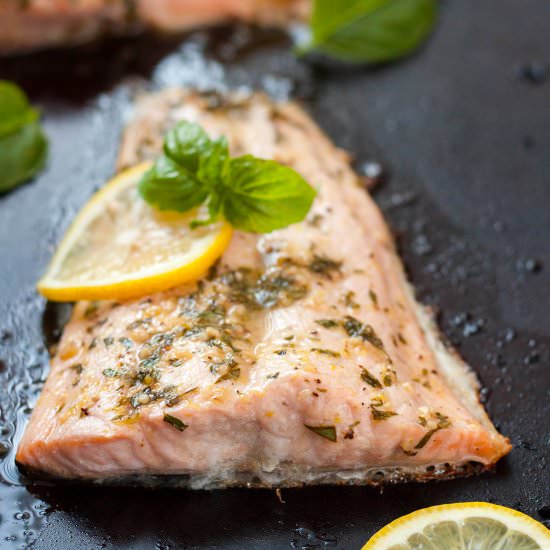 Lemon Basil Salmon