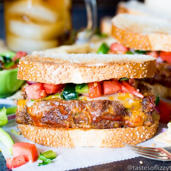 Mexican Meatloaf Sandwiches