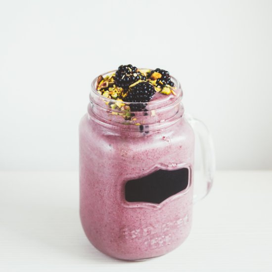 Coconut Blackberry smoothie