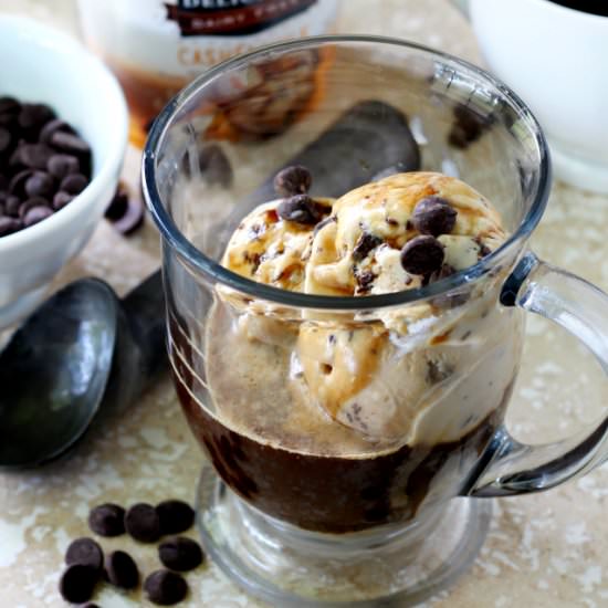 Salted Caramel Affogatos