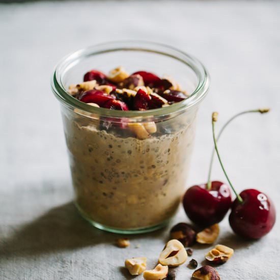 Cocoa Hazelnut Overnight Oats