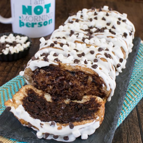 Gooey S’mores Pull Apart Bread