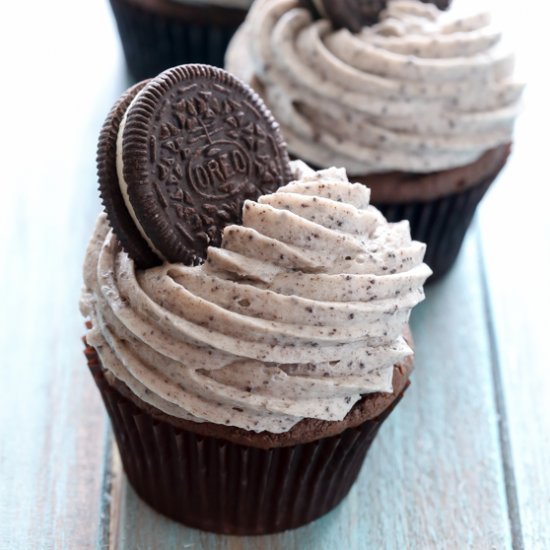 Cookies and cream cupcakes