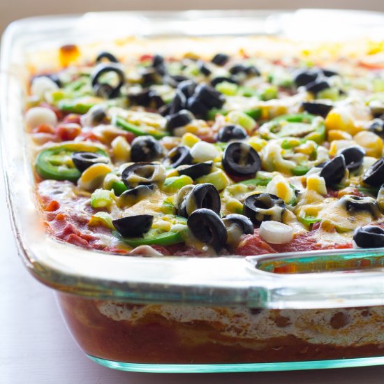 Vegetarian Mexican Lasagna