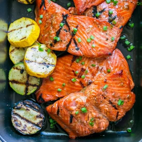 Grilled Maple Salmon