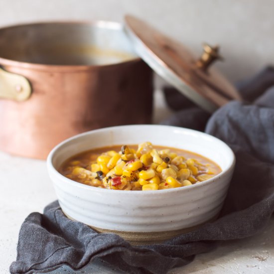 Sweet and Spicy Corn Chowder