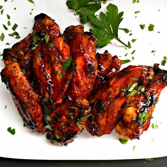 Grilled Spicy Chicken Wings