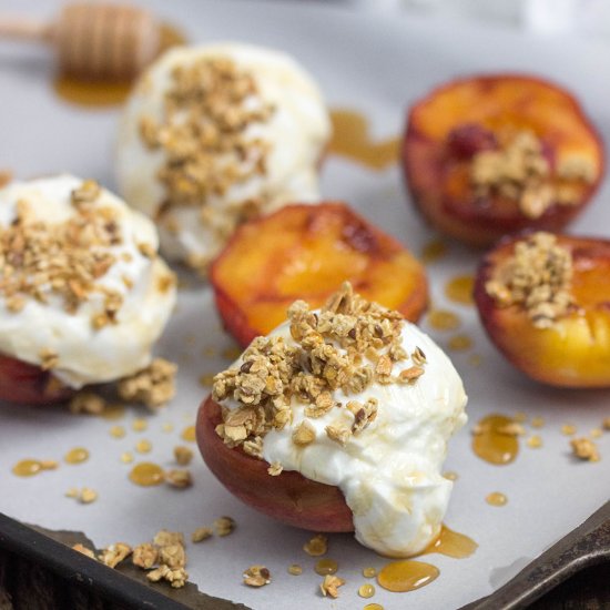 Grilled Peach Parfaits