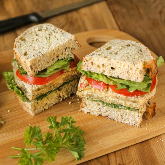 Eggplant Milanesa Torta