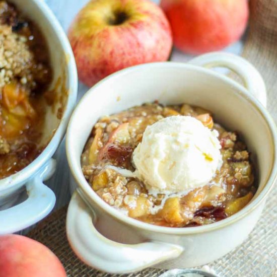 Peach Apple Crisp