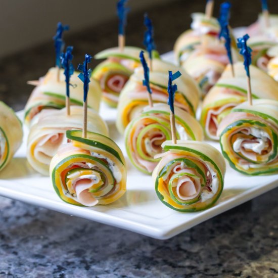 Cucumber Ham Rollups