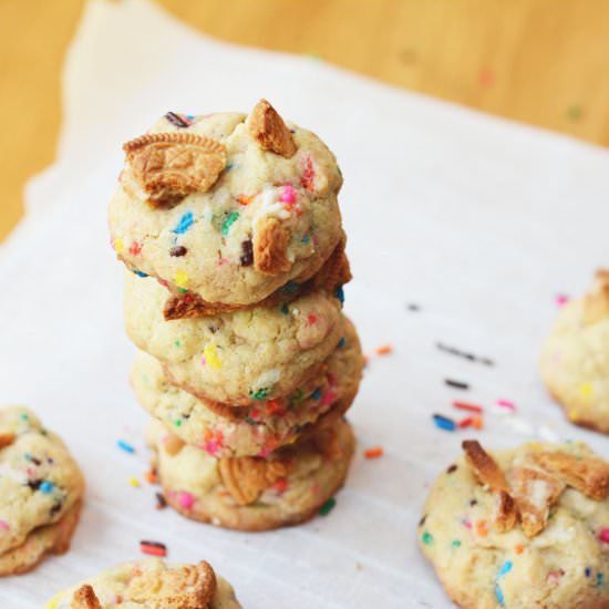 brown butter funfetti cookies