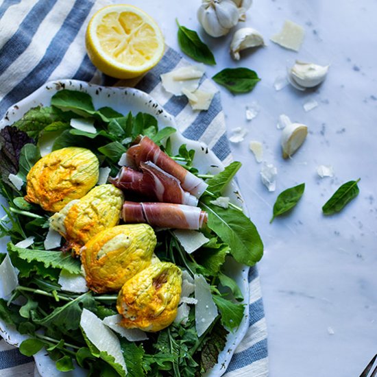 Stuffed Squash Blossoms