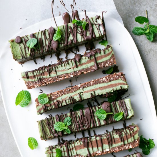 Chocolate Mint Slice