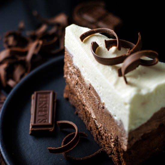 Triple Chocolate Mousse Cake