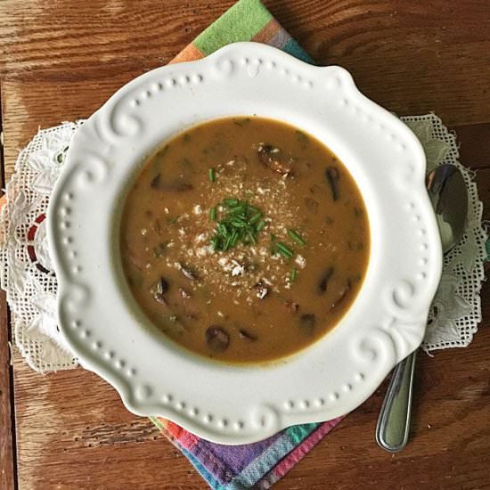 Sausage Mushroom & Wild Rice Soup