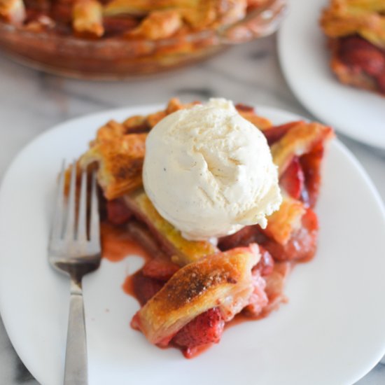 Strawberry Balsamic Pie