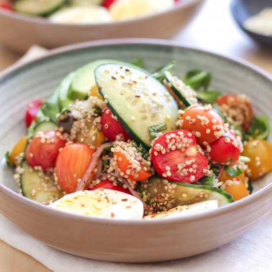 Tomato, Cucumber Quinoa Salad