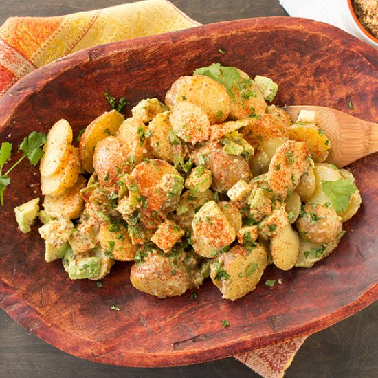 Smoked Potato-Avocado Potato Salad