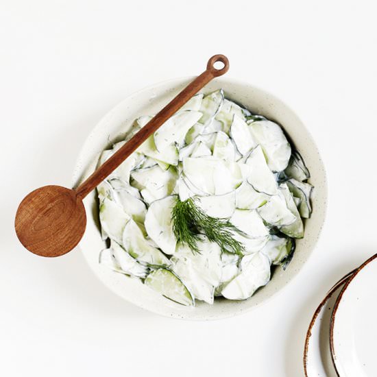 Creamy Cucumber Salad