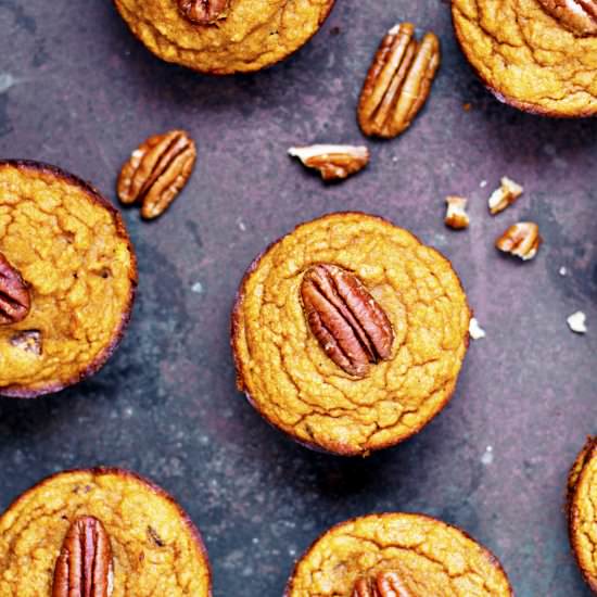 (Paleo) Pecan Sweet Potato Muffins