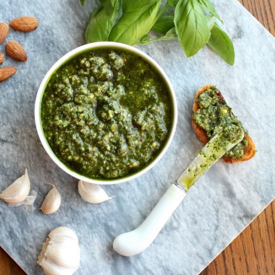 Basil Pesto with Almonds