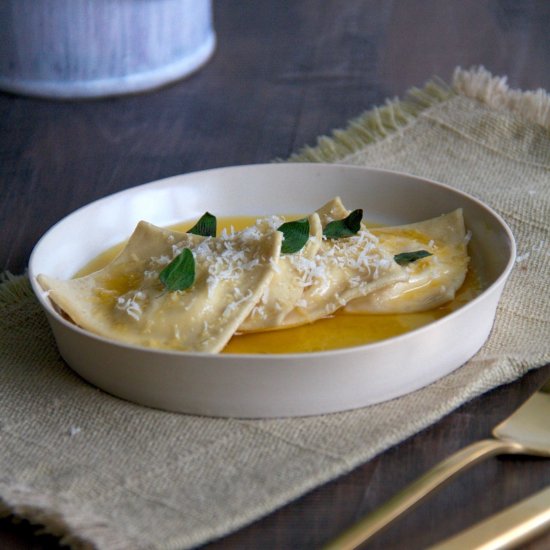 Lemon Ricotta Ravioli