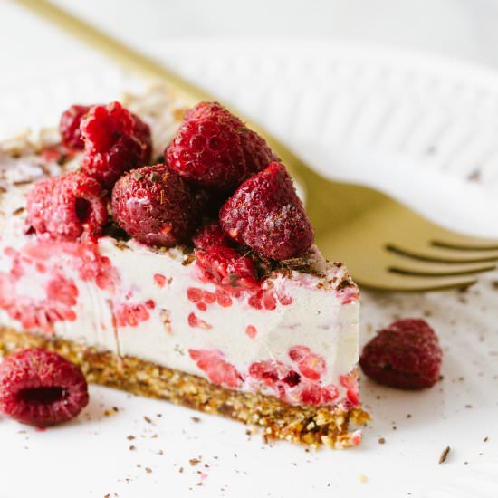 No-Bake Raspberry Cheesecake